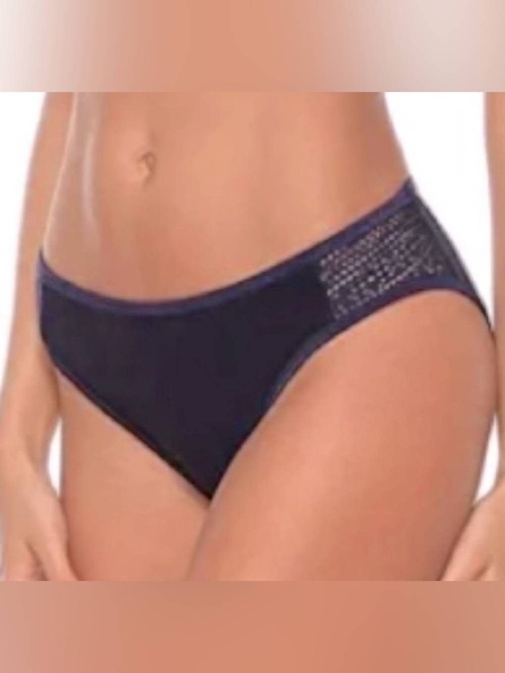 NWOT Fashion World Women Bikini Crochet Swimsuit Bottom, Womens Size Medium - Picture 2 of 10